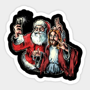 SANTA JESUS Sticker